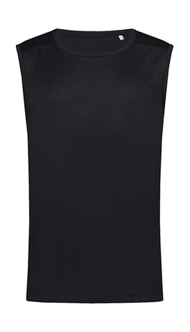 Stedman Active 140 Sleeveless Men, Black Opal, 2XL bedrucken, Art.-Nr. 032051027