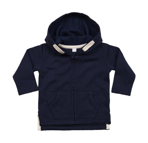 BabyBugz Baby Hoodie, Nautical Navy, 12-18 bedrucken, Art.-Nr. 032472014