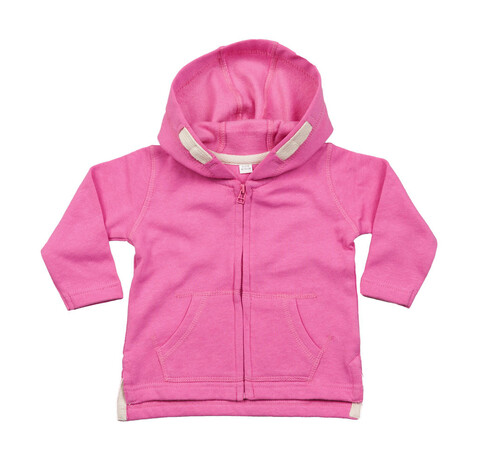 BabyBugz Baby Hoodie, Bubble Gum Pink, 18-24 bedrucken, Art.-Nr. 032474225