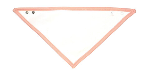 BabyBugz Bandana Bib, White/Powder Pink, One Size bedrucken, Art.-Nr. 037470580