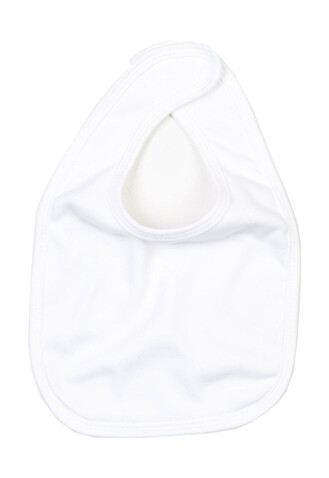 BabyBugz Baby Bib, White, One Size bedrucken, Art.-Nr. 042470000