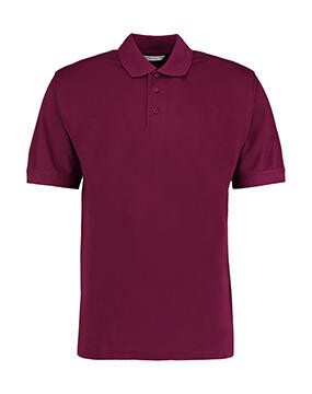Kustom Kit Men`s Classic Fit Polo Superwash® 60º, Burgundy, 2XL bedrucken, Art.-Nr. 043114487