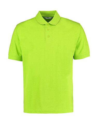Kustom Kit Men`s Classic Fit Polo Superwash® 60º, Lime, 2XL bedrucken, Art.-Nr. 043115217