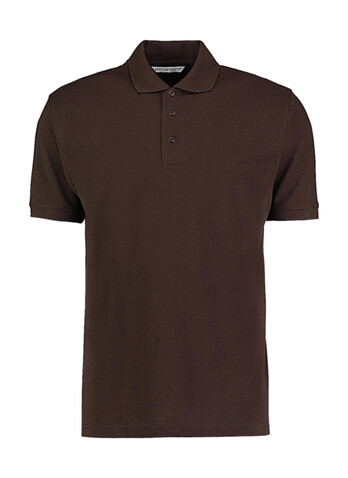 Kustom Kit Men`s Classic Fit Polo Superwash® 60º, Chocolate, XS bedrucken, Art.-Nr. 043117012