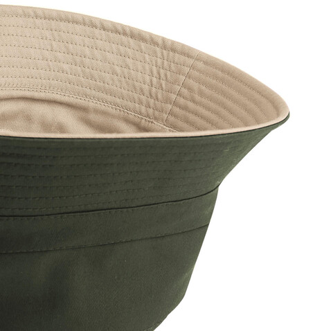 Beechfield Reversible Bucket Hat, French Navy/White, S/M bedrucken, Art.-Nr. 046692501