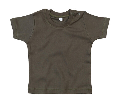 BabyBugz Baby T-Shirt, Light Olive Organic, 18-24 bedrucken, Art.-Nr. 047475295