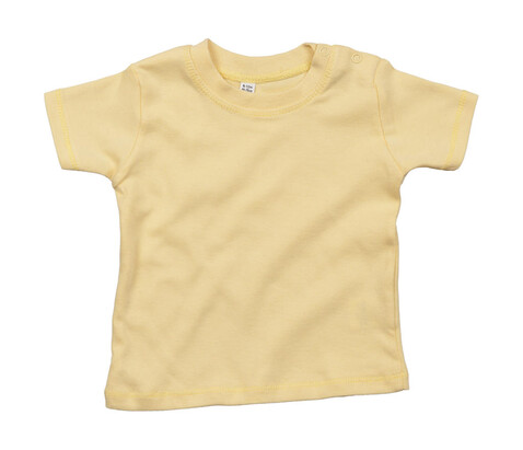 BabyBugz Baby T-Shirt, Soft Yellow, 12-18 bedrucken, Art.-Nr. 047476044
