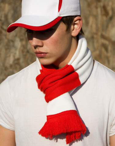 Result Team Scarf, Black/White, One Size bedrucken, Art.-Nr. 051331500