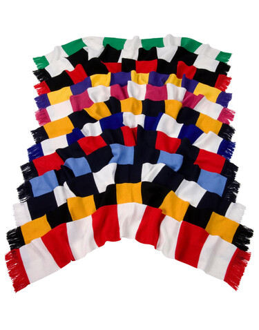 Result Team Scarf, Black/White, One Size bedrucken, Art.-Nr. 051331500