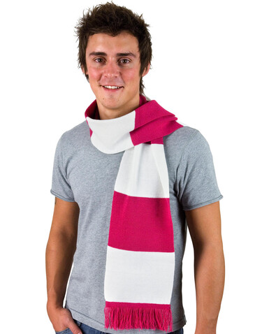 Result Team Scarf, Black/White, One Size bedrucken, Art.-Nr. 051331500