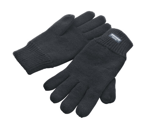 Result Fully Lined Thinsulate Gloves, Charcoal, 2XL bedrucken, Art.-Nr. 052331308