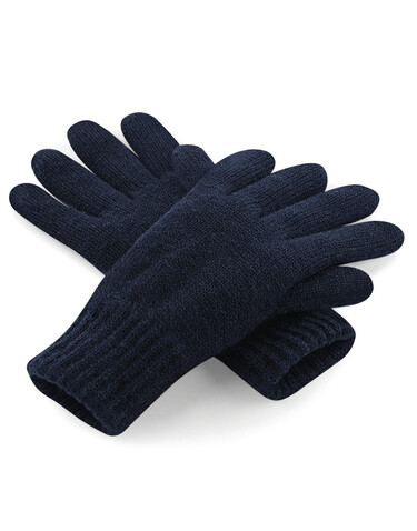 Beechfield Classic Thinsulate™ Gloves, French Navy, L/XL bedrucken, Art.-Nr. 061692012