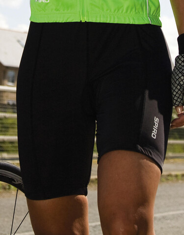 Result Ladies` Padded Bike Shorts, Black, XS (8) bedrucken, Art.-Nr. 063331012