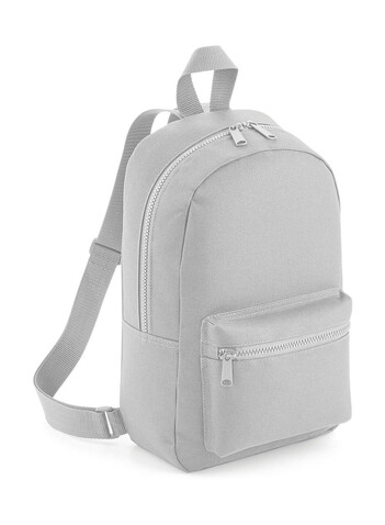 Bag Base Mini Essential Fashion Backpack, Light Grey, One Size bedrucken, Art.-Nr. 064291380