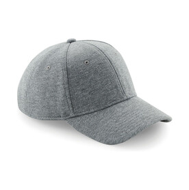 Beechfield Jersey Athleisure Baseball Cap, Heather Grey, One Size bedrucken, Art.-Nr. 068691230 Beechfield Jersey Athleisure Baseball Cap, Heather Grey, One Size bedrucken, Art.-Nr. 068691230