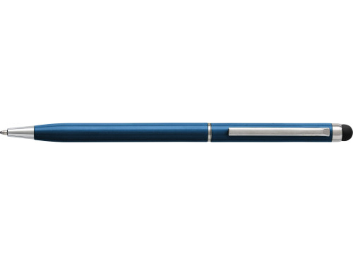 Kugelschreiberaus Aluminium Irina – Blau bedrucken, Art.-Nr. 005999999_3832