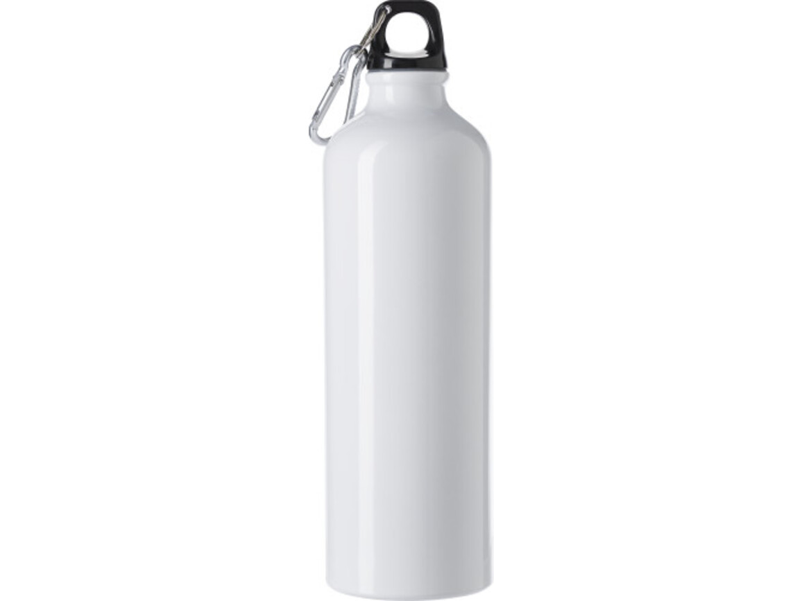 Trinkflasche(750 ml) aus Aluminium Gio – Weiß bedrucken, Art.-Nr. 002999999_8695