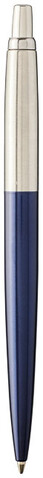 Parker Jotter Bond Street Kugelschreiber (blaue Mine), navy, silber bedrucken, Art.-Nr. 10684100