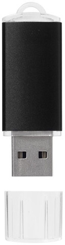 Silicon Valley USB-Stick, schwarz, 1GB bedrucken, Art.-Nr. 1Z34130D
