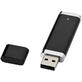 Flat USB-Stick, schwarz, 1GB bedrucken, Art.-Nr. 1Z34220D