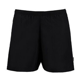 Kustom Kit Classic Fit Plain Short, Black, 2XS bedrucken, Art.-Nr. 081111011