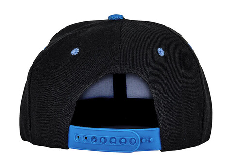 Result Caps Bronx Original Flat Peak Dual Color, Heather Grey/Black, One Size bedrucken, Art.-Nr. 082341700