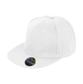 Result Caps Bronx Original Flat Peak Snap Back Cap, White, One Size bedrucken, Art.-Nr. 083340000 Result Caps Bronx Original Flat Peak Snap Back Cap, White, One Size bedrucken, Art.-Nr. 083340000