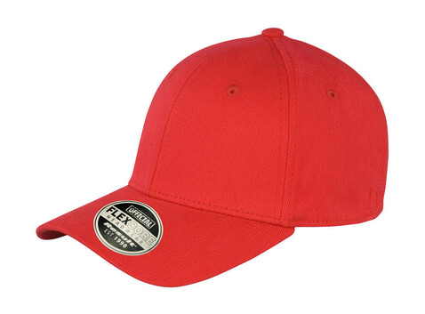 Result Caps Kansas Flex Cap, Red, S/M bedrucken, Art.-Nr. 085344000