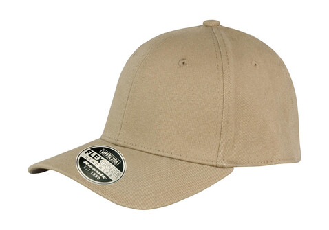 Result Caps Kansas Flex Cap, Khaki, S/M bedrucken, Art.-Nr. 085347310