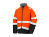Result Printable Safety Softshell, Fluorescent Orange/Black, M bedrucken, Art.-Nr. 086334784
