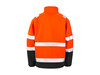 Result Printable Safety Softshell, Fluorescent Orange/Black, 3XL bedrucken, Art.-Nr. 086334788