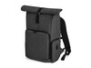 Quadra Q-Tech Charge Roll-Top Backpack, Granite Marl, One Size bedrucken, Art.-Nr. 089301100