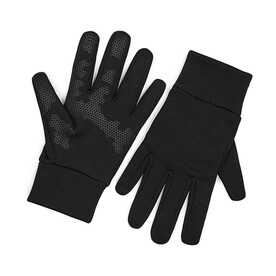 Beechfield Softshell Sports Tech Gloves, Black, S/M bedrucken, Art.-Nr. 089691011