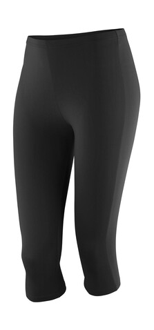 Result Women`s Impact Softex® Capri Pants, Black, XS (8) bedrucken, Art.-Nr. 094331012