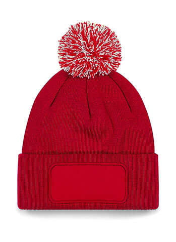 Beechfield Snowstar Printers Beanie, Classic Red/Off White, One Size bedrucken, Art.-Nr. 095694670