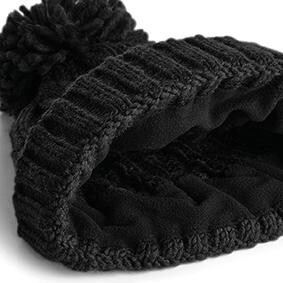 Beechfield Cable Knit Melange Beanie, Light Grey, One Size bedrucken, Art.-Nr. 096691380