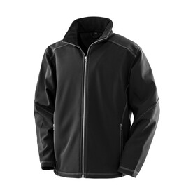 Result Men`s Treble Stitch Softshell, Black, S bedrucken, Art.-Nr. 098331013 Result Men`s Treble Stitch Softshell, Black, S bedrucken, Art.-Nr. 098331013