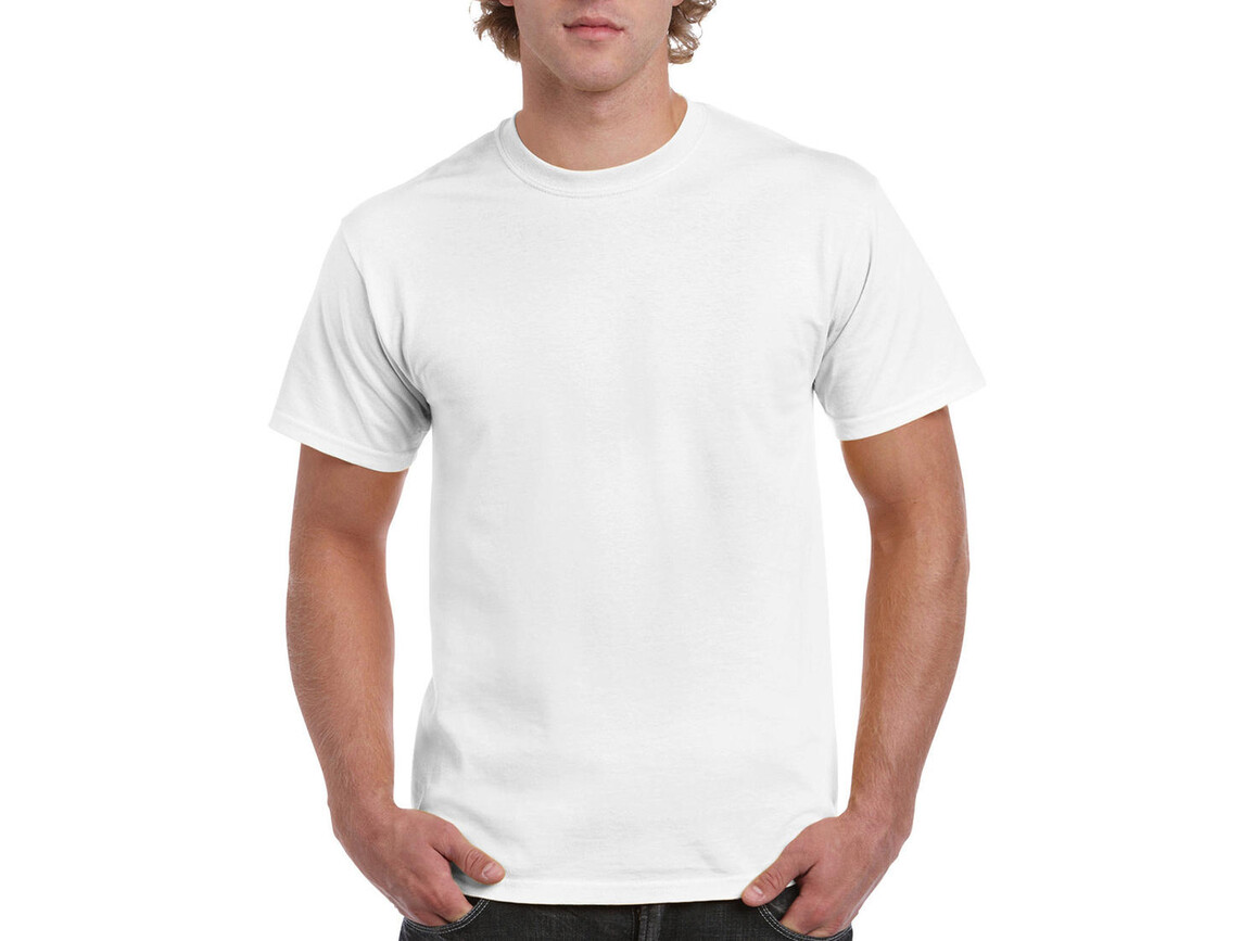 Gildan Hammer™ Adult T-Shirt, White, 2XL bedrucken, Art.-Nr. 100090005