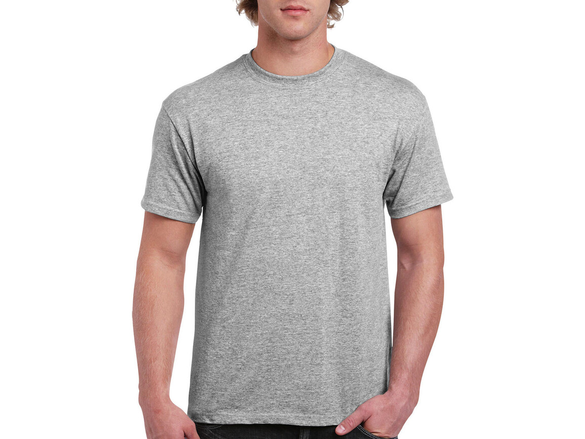 Gildan Hammer™ Adult T-Shirt, Sport Grey, M bedrucken, Art.-Nr. 100091252