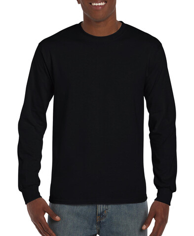 Gildan Hammer™ Adult Long Sleeve T-Shirt, Black, 4XL bedrucken, Art.-Nr. 101091017