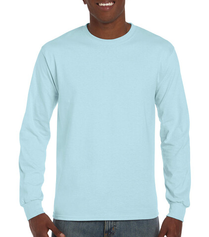 Gildan Hammer™ Adult Long Sleeve T-Shirt, Chambray, 5XL bedrucken, Art.-Nr. 101093178