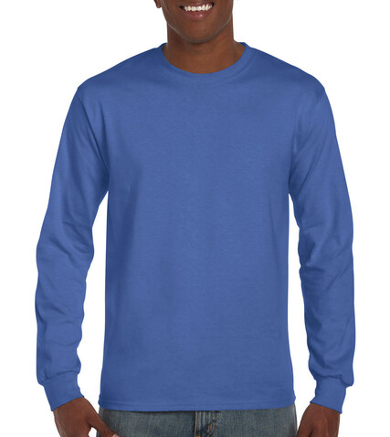 Gildan Hammer™ Adult Long Sleeve T-Shirt, Flo Blue, 3XL bedrucken, Art.-Nr. 101093256