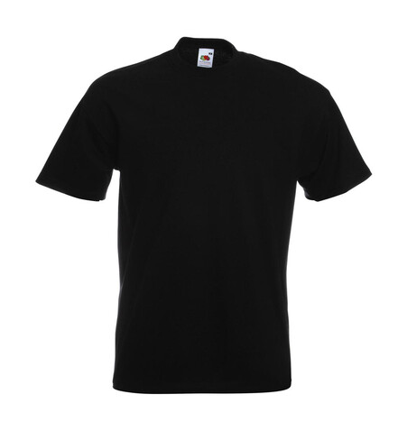 Fruit of the Loom Super Premium Tee, Black, 5XL bedrucken, Art.-Nr. 102011010