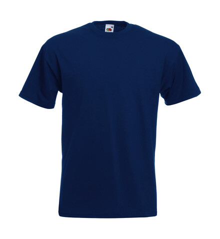 Fruit of the Loom Super Premium Tee, Navy, L bedrucken, Art.-Nr. 102012005