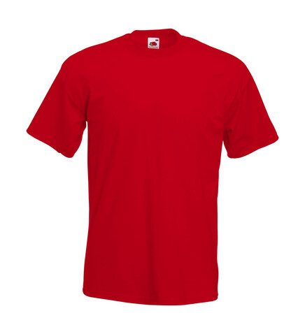 Fruit of the Loom Super Premium Tee, Red, 2XL bedrucken, Art.-Nr. 102014007