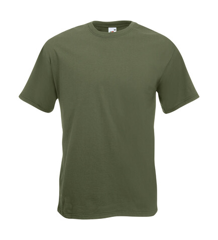 Fruit of the Loom Super Premium Tee, Classic Olive, 3XL bedrucken, Art.-Nr. 102015338