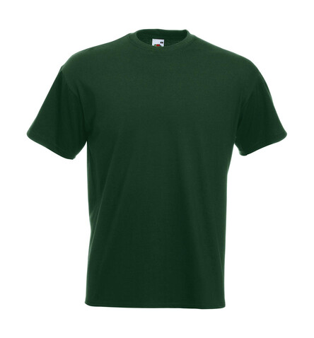 Fruit of the Loom Super Premium Tee, Bottle Green, 3XL bedrucken, Art.-Nr. 102015408