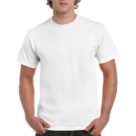 Gildan Ultra Cotton Adult T-Shirt, White, 5XL bedrucken, Art.-Nr. 102090000