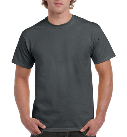 Gildan Ultra Cotton Adult T-Shirt, Charcoal, M bedrucken, Art.-Nr. 102091304