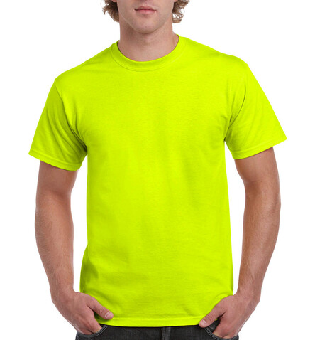 Gildan Ultra Cotton Adult T-Shirt, Safety Green, 5XL bedrucken, Art.-Nr. 102095110